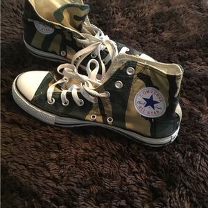 Converse Green Camouflage High-Tops